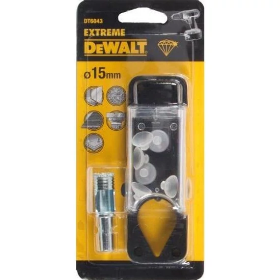 DeWalt DT6043 Extreme gyémánt csempefúró, 15mm