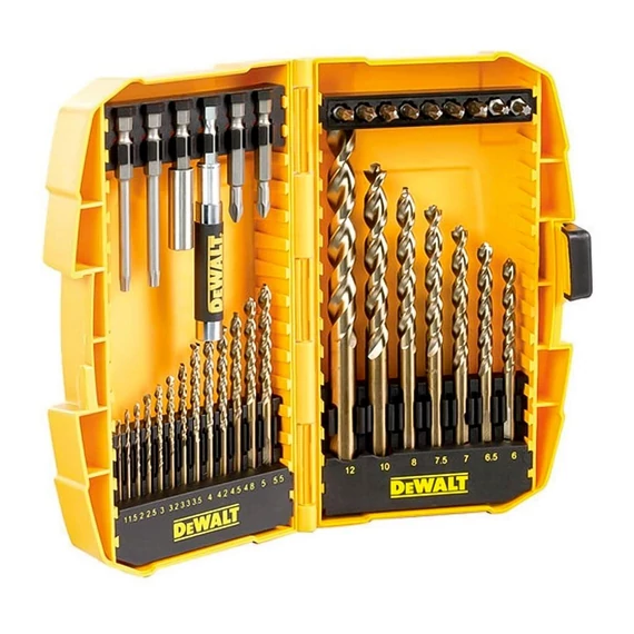 Dewalt DT7938B Extreme2 HSS-G, fémfúrószár készlet, 36db