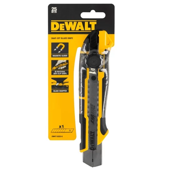 DeWalt Tördelhető pengés kés, csavaros, 25mm