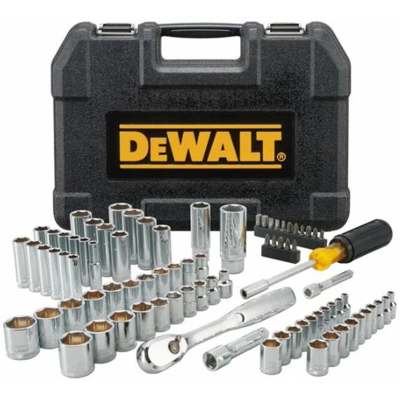 DeWalt Metrikus dugókulcs készlet, 1/4"-3/8", 84 db-os