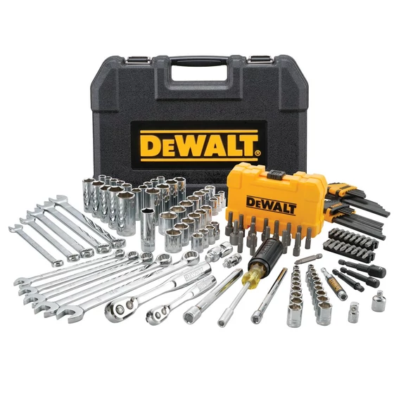 DeWalt Kombinált szerszámkészlet, 1/4&quot;-3/8&quot;, 142 darabos