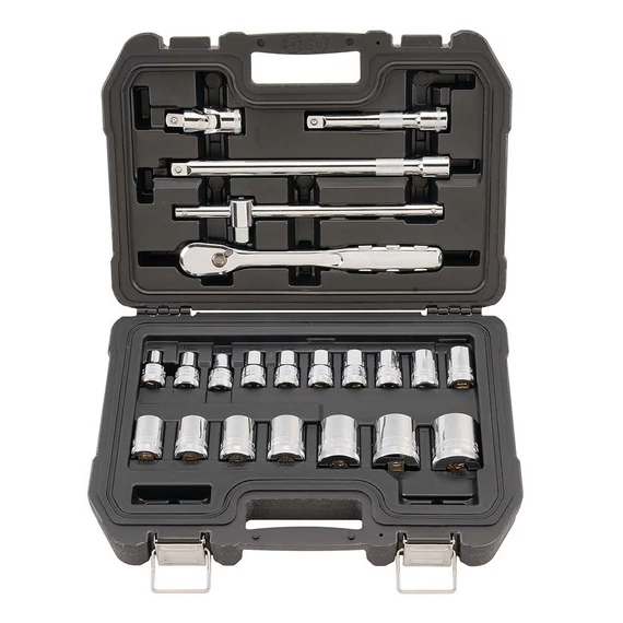 DeWalt Metrikus dugókulcs készlet 1/2&quot;, 22 darabos