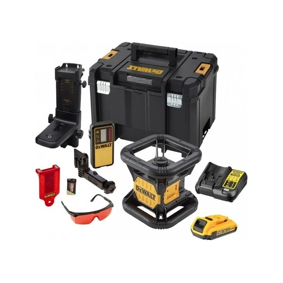 DeWalt DCK374D1R XR akkus forgólézer, 18V, 45m (1db 2Ah akkuval és töltővel)