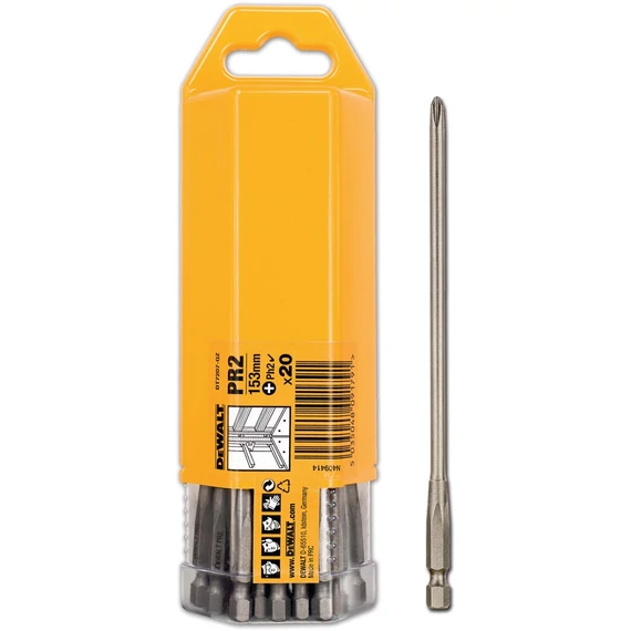 DeWalt DT7207 gipszkarton csavarozóhegy, PR2, 153mm