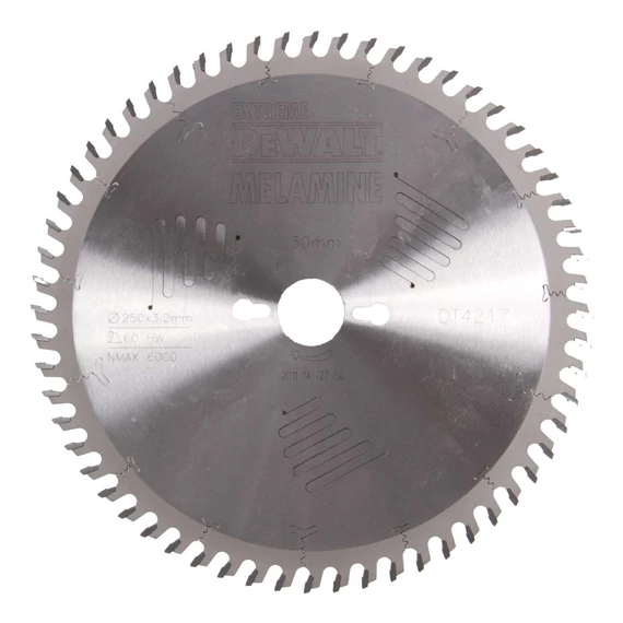 DeWalt DT4217 körfűrészlap, 60 fog, 250mm