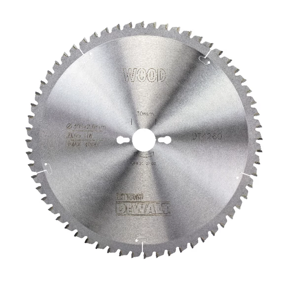 DeWalt DT4260 Extreme körfűrészlap, 60 fog, 305mm