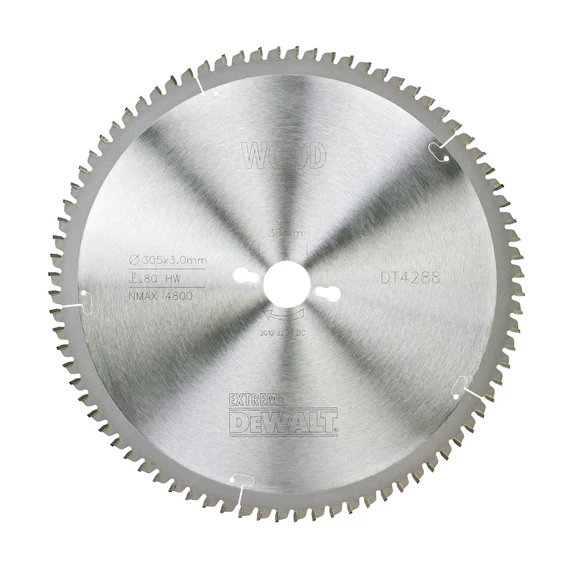 DeWalt DT4288 Extreme körfűrészlap, 80 fog, 305mm