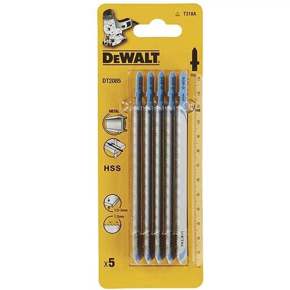 DeWalt DT2085 fémvágó dekopírfűrészlap, 132mm, 5db