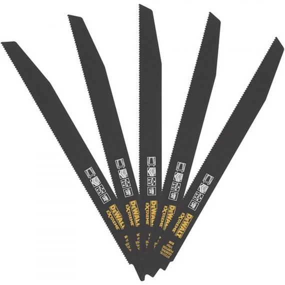 DeWalt DT2316L általános célú kardfűrészlap, 305mm, 5db