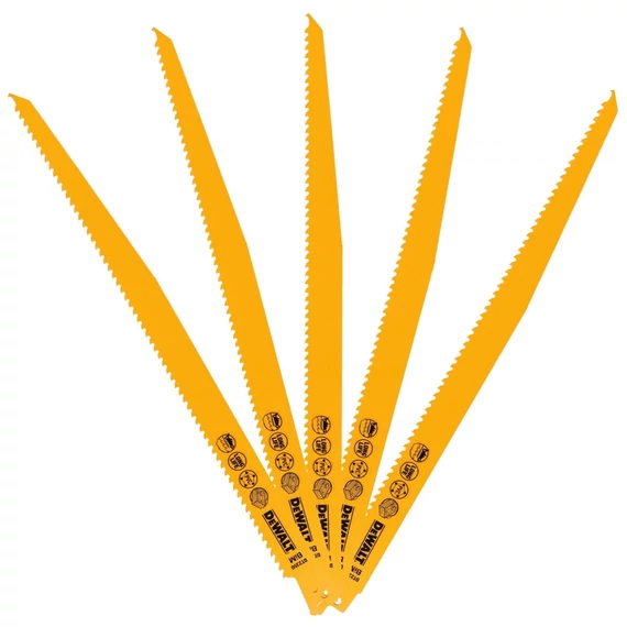 DeWalt DT2350 Bi-Metal favágó kardfűrészlap, 305mm, 5db
