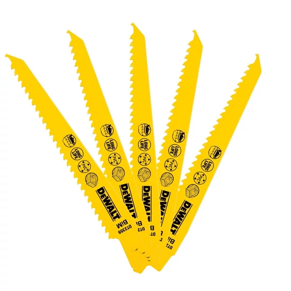 DeWalt DT2359 Bi-Metal favágó kardfűrészlap, 152mm, 5db