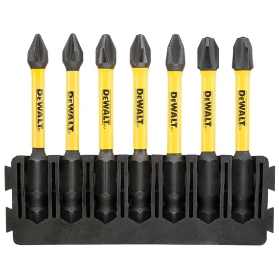 DeWalt DT70818 7 részes bitkészlet, 57mm, PH1, PH2, PH3