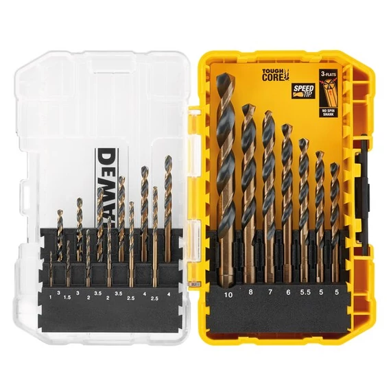 DeWalt Black&amp;Gold Fúrószár készlet 1-10mm, 19db 