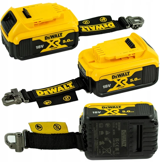 DeWalt DCB184LR akkumulátor akasztóval, 18V, 5Ah