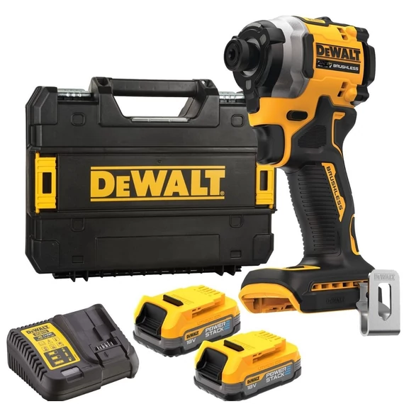 DeWalt DCF850E2T akkus ütvecsavarozó 206Nm, 2x1.7Ah akkuval és töltővel