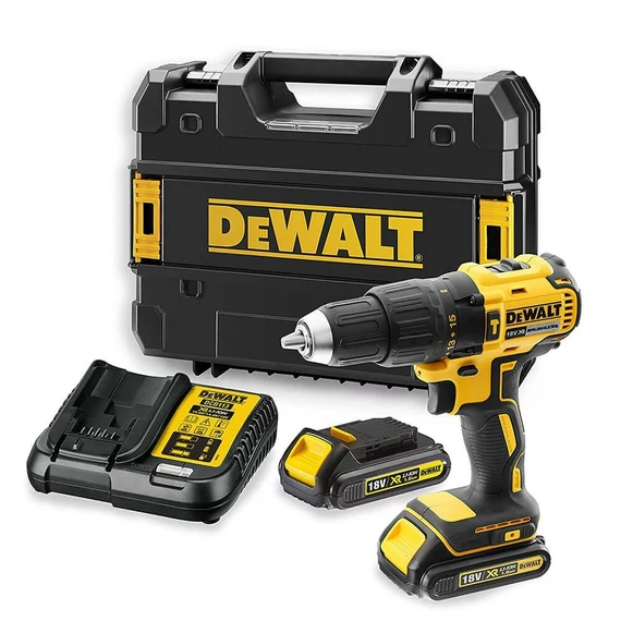 DeWalt DCD778S2T XR akkus ütvefúró-csavarozó, 18V, 1.5-13mm, 65Nm (2db 1.5Ah akkuval és töltővel)