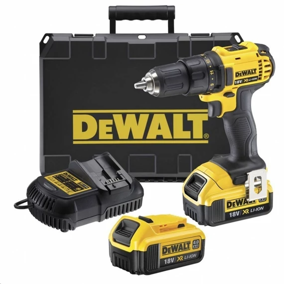 DeWalt DCD785M2 XR akkus ütvefúró-csavarozó, 18V, 1.5-13mm, 60Nm (2db 4.0Ah akkuval és töltővel)