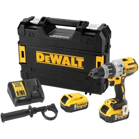 DeWalt DCD996P2 XR akkus ütvefúró- csavarozó, 18V, 1.5-13mm, 95Nm (2db 5.0Ah akkuval és töltővel)