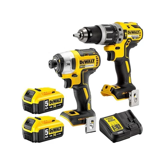 DeWalt DCK266P2 XR akkus ütvefúró-csavarozó szett, 18V (2db 5AH akkuval és töltővel)