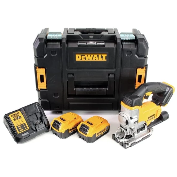 DeWalt DCS331M2 XR akkus dekopírfűrész, 18V (2db 4.0Ah akkuval és töltővel)