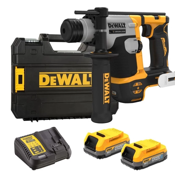 DeWalt DCH172E2T Akkus fúrókalapács, 1.4J, 2x1.7Ah akkuval és töltővel