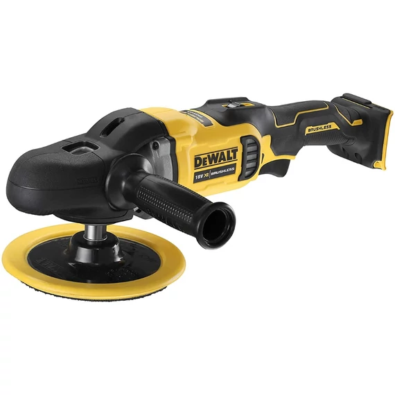 DeWalt DCM849N XR akkus polírozógép, 18V, 180mm (akku és töltő nélkül)