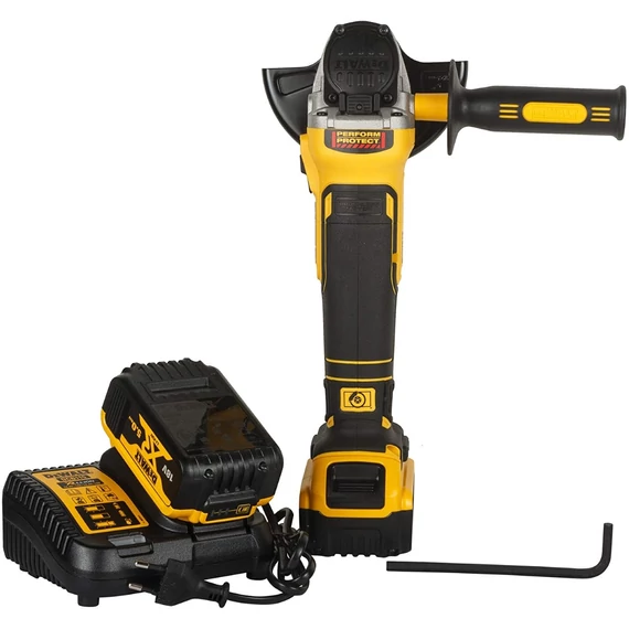 DeWalt DCG405P2 XR akkus sarokcsiszoló, 18V, 125mm (2db 5.0Ah akkuval és töltővel)
