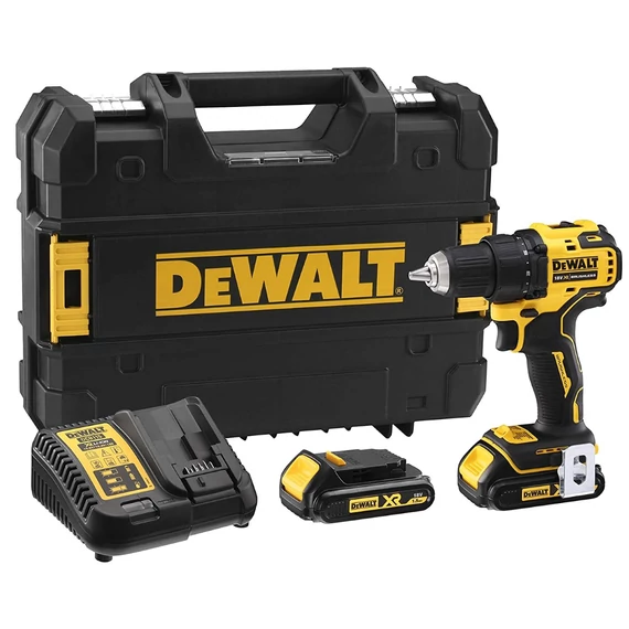 DeWalt DCD708S2T XR akkus fúró-csavarozó, 18V, 1.5-13mm, 65Nm (2db 1.5Ah akkuval és töltővel)
