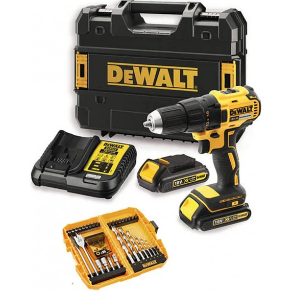 DeWalt DCD777D2K XR akkus fúró-csavarozó szett, 18V (2db 2.0Ah akkuval és töltővel)