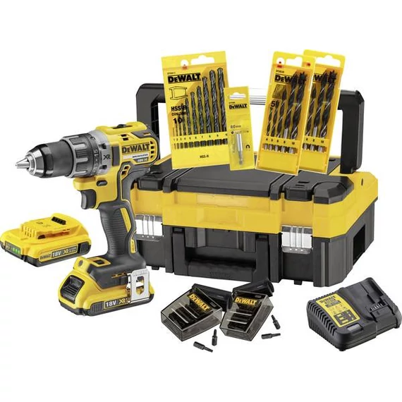 DeWalt DCK791D2T XR akkus fúró-csavarozó szett, 18V (2db 2.0Ah akkuval és töltővel)