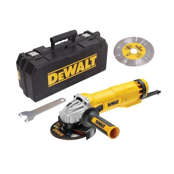 DeWalt DWE4207K sarokcsiszoló, 1kW, 125mm