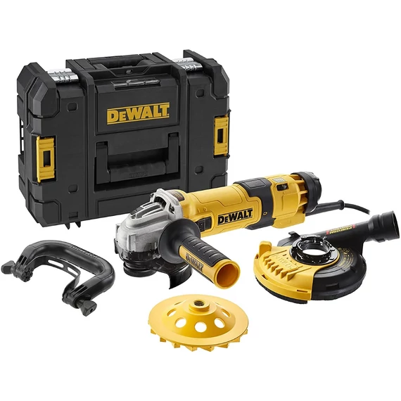 DeWalt DWE4257KT betoncsiszoló szett, 1.5kW, 125mm