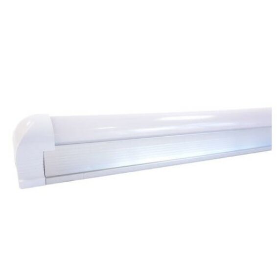 T8 LED fénycső tejfehér armatúrával SMD LED, 60 cm hosszú, 10W