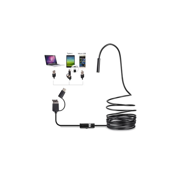 3 in 1 endoszkóp kamera Android + USB
