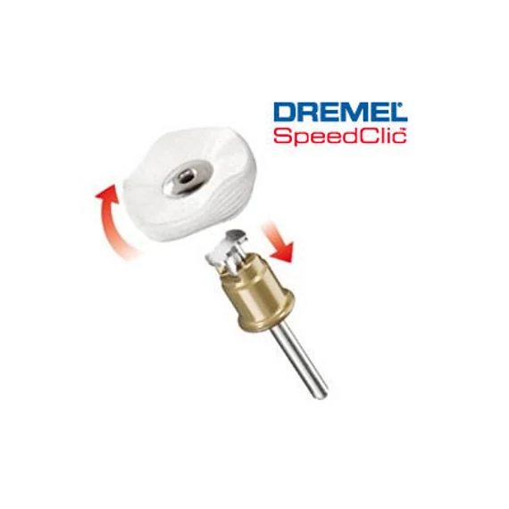 DREMEL® SpeedClic® Polírozó textilkorong (423S)