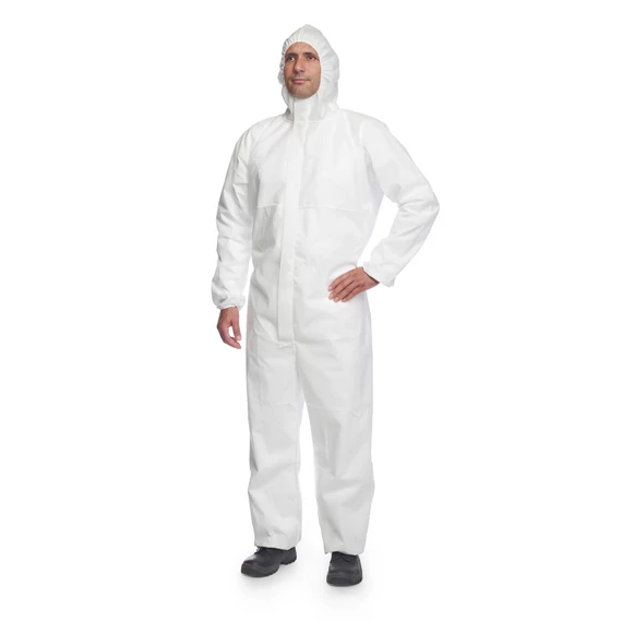 DuPont Proshield Basic védőoveráll, polietilén, fehér, L