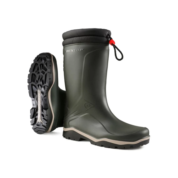 Dunlop Blizzard szőrmés bélelt csizma, zöld, 38