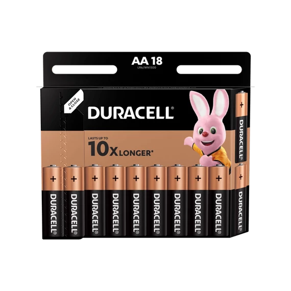 Duracell Basic LR06 alkáli elem, AA, 1.5V, 18db