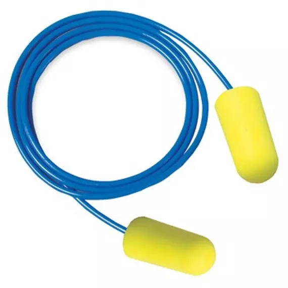 3M ES-01-005 earsoft zsinóros fül-dugó, neon sárga