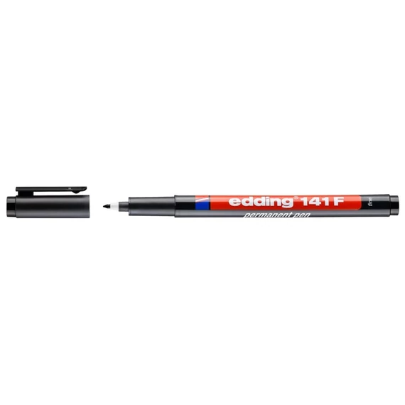 Edding 141F alkoholos jelölőfilc, kerek, fekete, 0.6mm