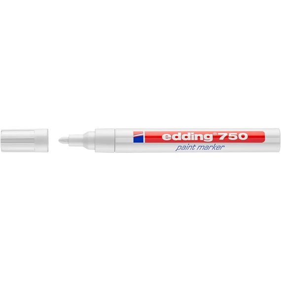 Edding 750 lakkmarker, kerek, fehér, 2-4mm