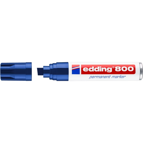 Edding 800 alkoholos jelölőfilc, vágott, kék, 4-12mm
