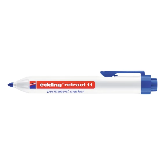 Edding retract 11 alkoholos jelölőfilc, kerek, kék, 1.5-3mm