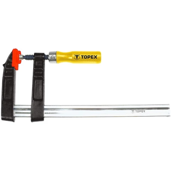 Topex asztalos szorító 50x150mm fanyelű