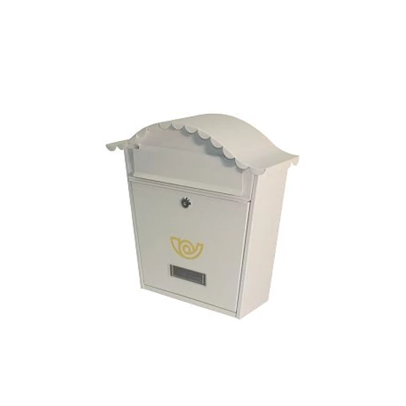 Postaláda fehér kerek T.csipk. 36x14x37 SÁBA
