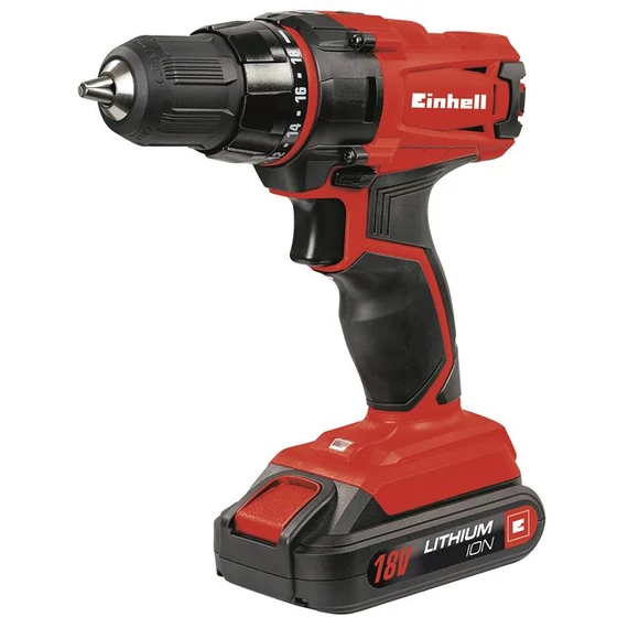 Einhell TC-CD 18-2 Li akkus csavarozó, 38Nm, 18V, 1.5Ah akkuval és töltővel
