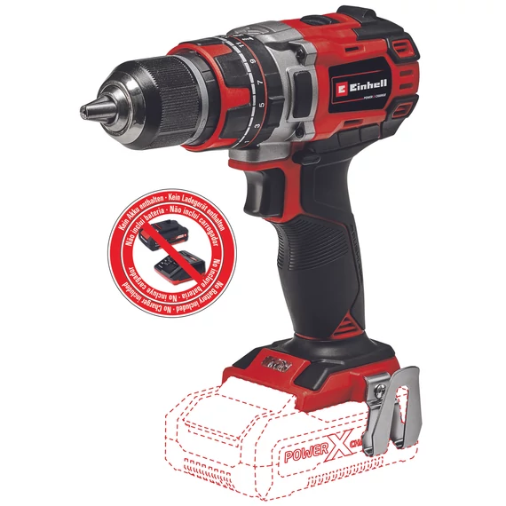 Einhell PXC TE-CD 18/50 Li-i BL Solo akkus ütvefúró 18V, 50Nm (akku és töltő nélkül)