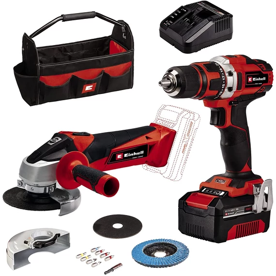 Einhell TE-TK 18/2 Li Kit akkus szerszámgép szett 18V, 4Ah (akkuval és töltővel)
