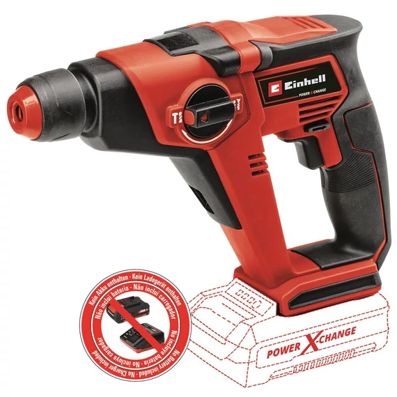 Einhell PXC TE-HD 18/12 Li-Solo akkus fúrókalapács, 18V, 1.3J, 14Nm (akku és töltő nélkül)