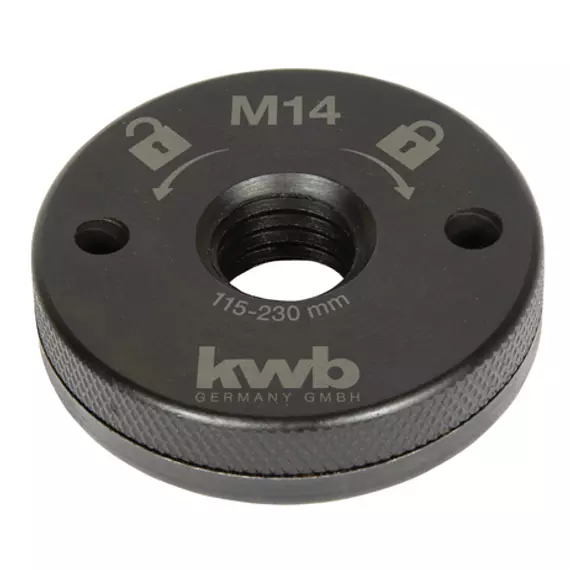 KWB Gyorsbefogó sarokcsiszolóhoz, M14, 115-125mm